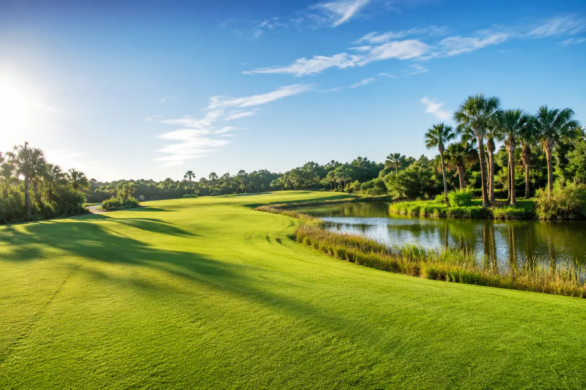 AI-generated placeholder of a Florida golf course