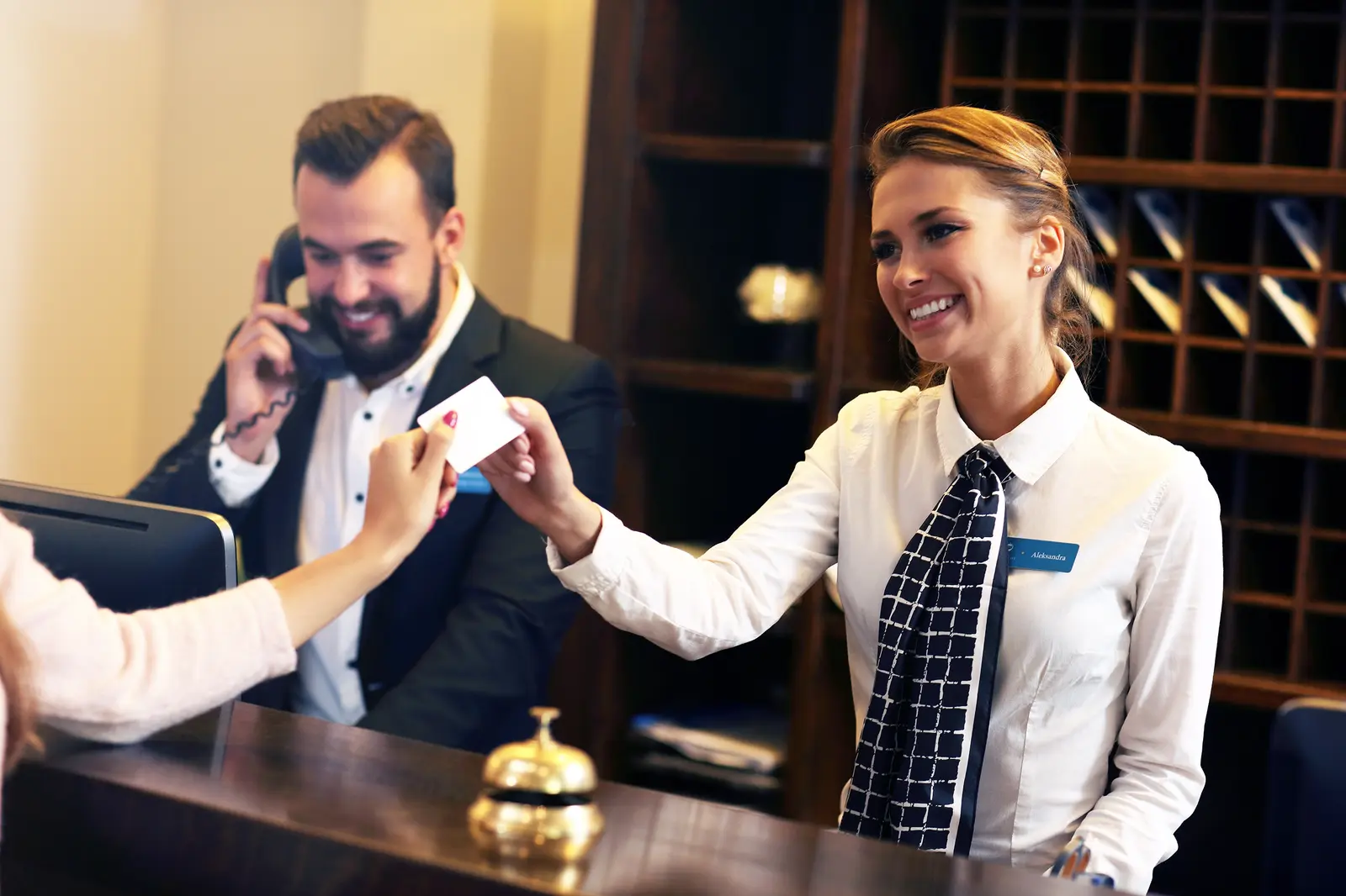 Friendly front desk service